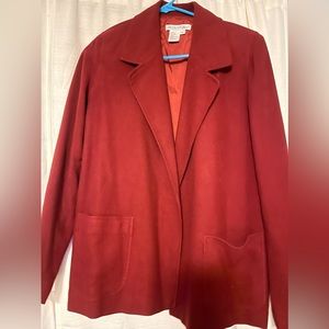 Vintage WinterSilks Burgundy Blazer